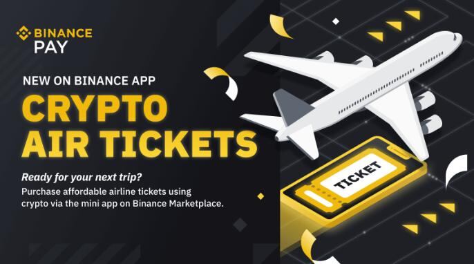 Binance-ը համագործակցում է Crypto Air Tickets-ի հետ՝ առաջարկելով թռիչքներ