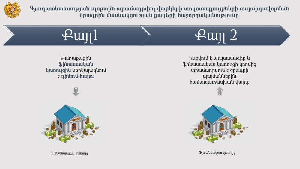 «Գյուղատնտեսության ոլորտին տրամադրվող վարկերի տոկոսադրույքների սուբսիդավորման» ծրագիր