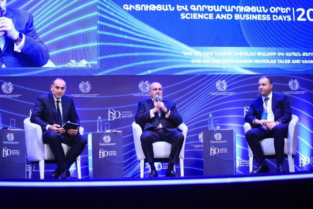 Քերոբյանը և Նասիմ Թալեբն անդրադարձել են գիտություն֊բիզնես համագործակցության հեռանկարներին