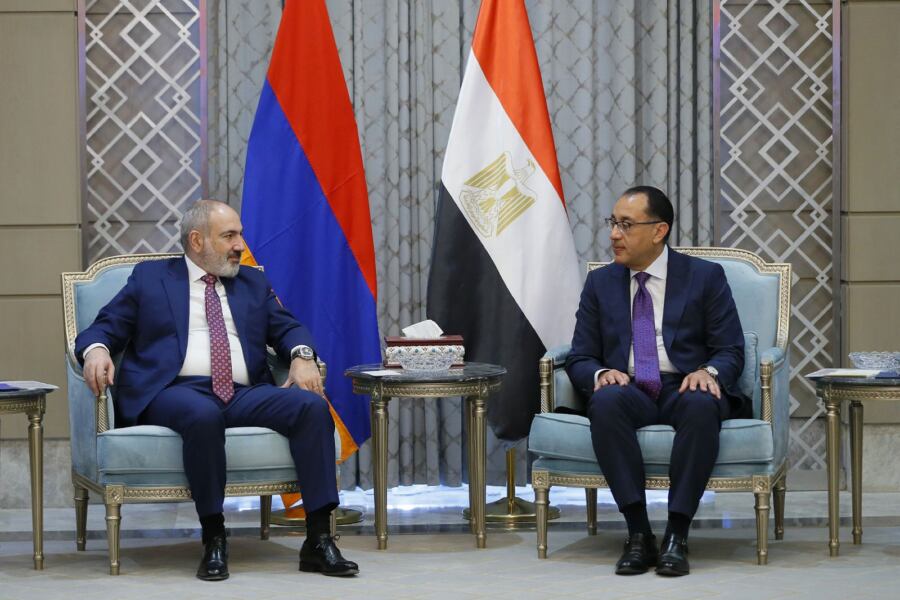 Փաշինյանն ու Եգիպտոսի վարչապետը քննարկել են Հայաստան-Եգիպտոս առևտրատնտեսական համագործակցությանը վերաբերող հարցեր