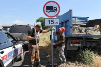 Հայտնի է՝ երբվանից կարգելվի 15 տոննա և ավելի մեծ բեռնվածությամբ տրանսպորտային միջոցների մուտքը Էջմիածին