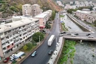 Հիմնանորոգվում է Մ-2 ճանապարհի՝ Կապան քաղաքով անցնող 9.5 կմ ճանապարհահատվածը