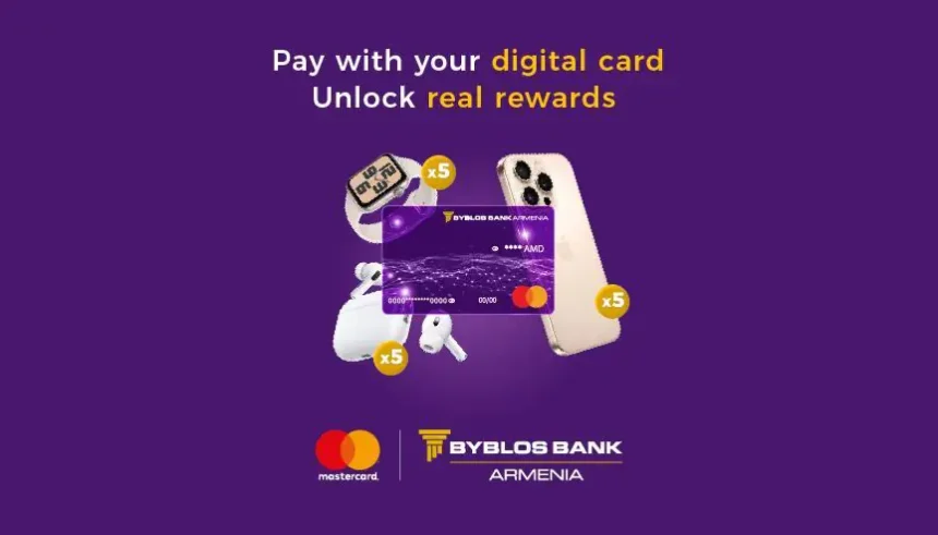 15 cutting-edge Apple devices for Byblos Bank Armenia Mastercard Digital cardholders