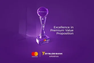 Byblos Bank Armenia awarded Mastercard’s “Excellence in Premium Value Proposition” prize