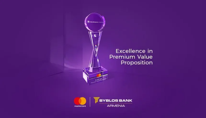 Byblos Bank Armenia awarded Mastercard’s “Excellence in Premium Value Proposition” prize