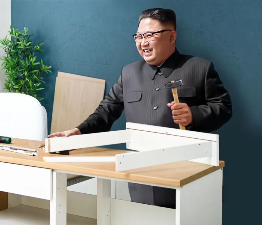 KIM Jong-un has opened up a knock-off Ikea store in the middle of a luxury North Korean shopping mall.