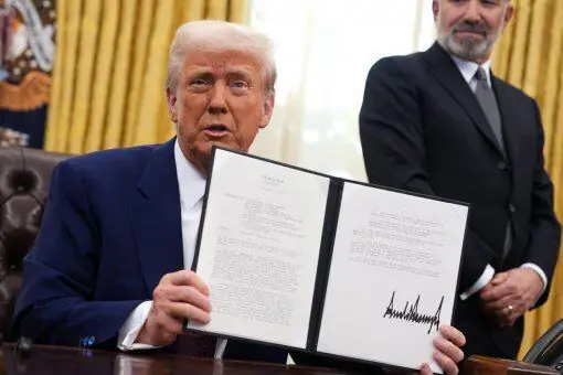Трамп подписал указ о штрафах для банков за отказ обслуживать криптокомпании