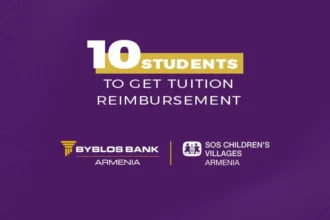 Byblos Bank Armenia Committed to Quality Education: Covering SOS Children’s Villages 10 student tuitions