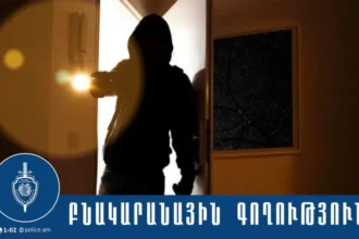 Բնակարանային գողություն արած երիտասարդը կալանավորվել է