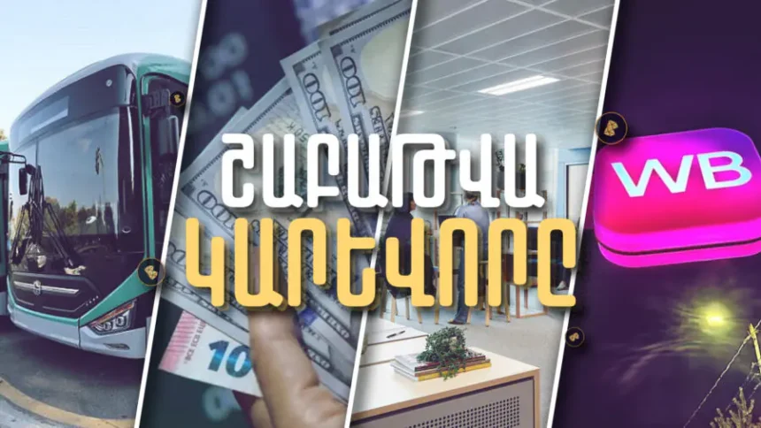 Պետական ու մասնավոր ընկերությունների թիվը ՀՀ֊ում, արտերկրից Հայաստան դրամական փոխանցումներն ու բանկերի ընդհանուր շահույթի ծավալները. Շաբաթը` թվերով