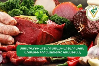 Մսամթերքի արտադրամասի արտադրական առանձին գործառույթը կասեցվել է