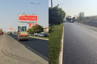 Միջին նորոգման աշխատանքներ՝ Մ-1, Երևան-Գյումրի ճանապարհի մի հատվածում