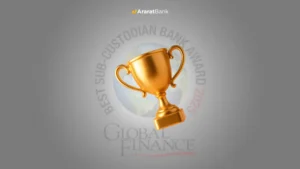 Global Finance names AraratBank Best Sub-Custodian Bank 2025 in Armenia